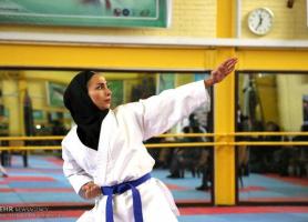 مسابقات لیگ کاراته بانوان استان مرکزی در اراک برگزار گردید