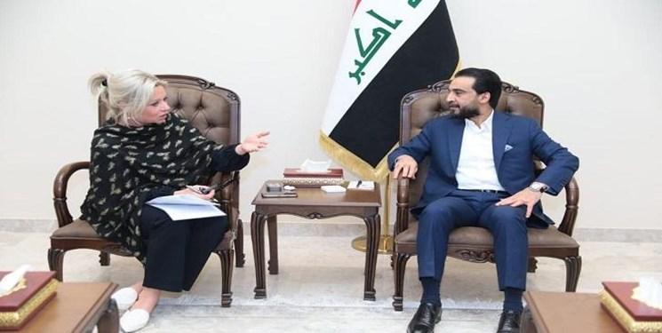 رایزنی نماینده سازمان ملل با رئیس پارلمان عراق درباره گفت رایزنی نماینده سازمان ملل با رئیس مجلس عراق درباره گفت وگوی ملی