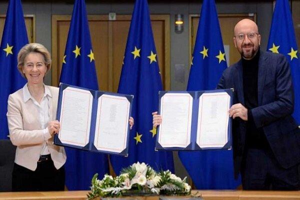 سران اروپا توافق پسا برگزیتی با انگلیس را امضا کردند
