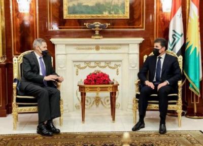 مذاکرات راهبردی عراق و آمریکا موضوع ملاقات بارزانی با سفیر واشنگتن