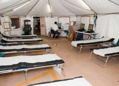 راه اندازی بیمارستان صحرایی مسیح دانشوری برای بیماران کرونایی