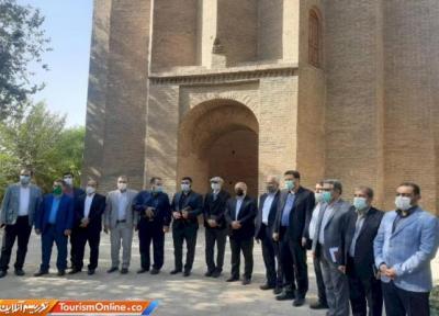 بازدید اعضای کمیسیون فرهنگی مجلس از آثار تاریخی ری