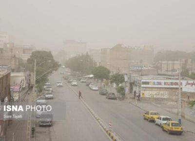 گرد و غبار شهرهای مرزی کرمانشاه را فرا گرفت